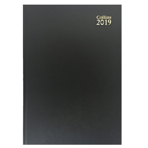 Diaries Collins Desk Diary A5 Week to View 2019 Red 35