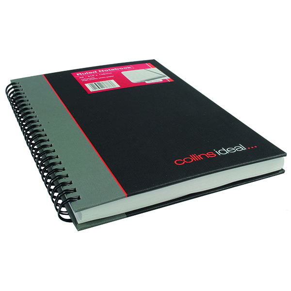 A5 Collins Ideal Feint Ruled Wirebound Notebook A5 468W