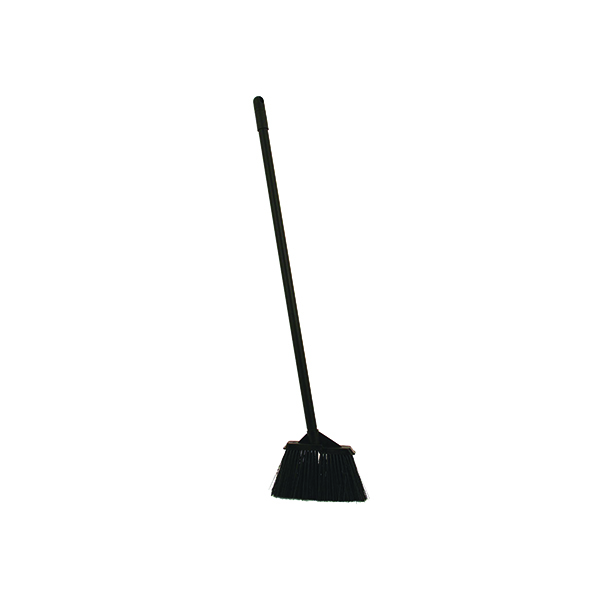 Mops & Buckets Black Soft Bristle Long Handle Lobby Brush HDLB.01