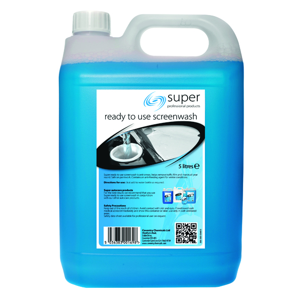 Disinfectant Wipes Screenwash Ready to Use 5 Litre 800-272-0005
