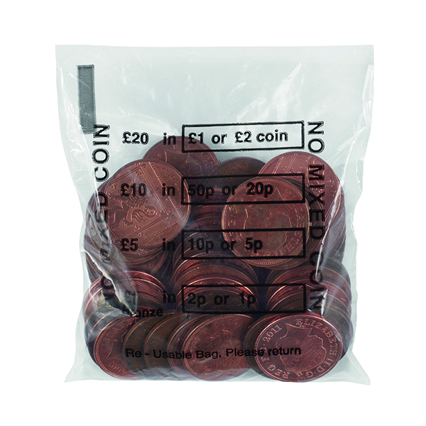 Cash Denominated Coin Bag (5000 Pack) BEVORBS0001