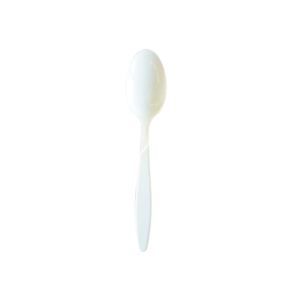 Cutlery Heavy Duty Plastic Tablespoons 155mm White (100 Pack) 183WHBAG