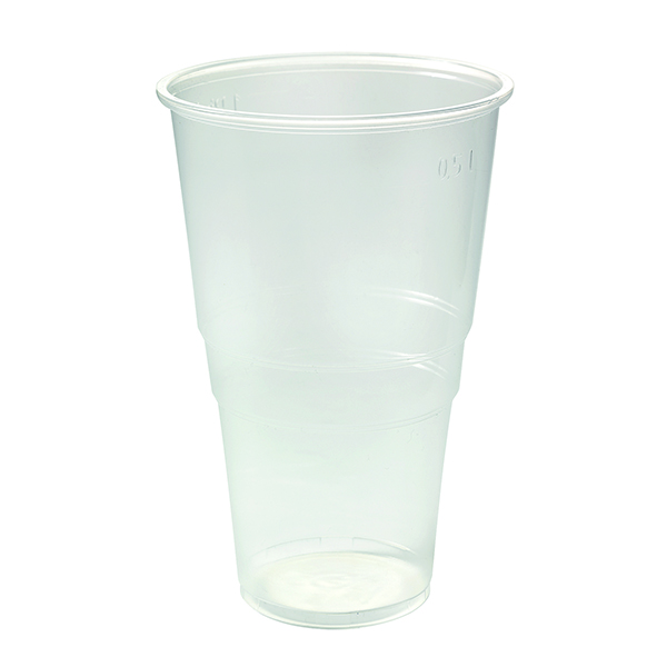 Disposable Cups & Accessories Plastic Pint Glasses Clear (50 Pack) 0510043
