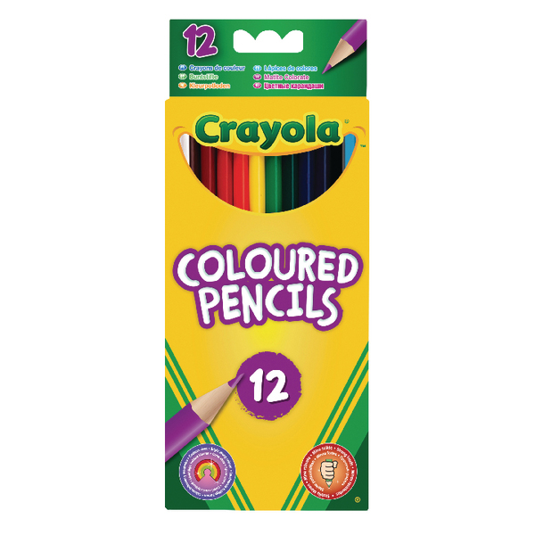 Crayola Assorted Pencil Coloured Pencils (144 Pack) 3.3612  