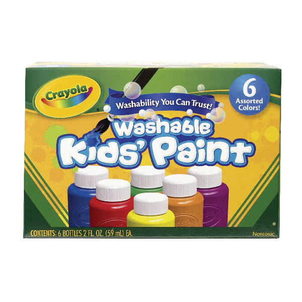 Crayons / Charcoals / Pastels Crayola Washable Kids Paint Colours (36 Pack) 54-1204
