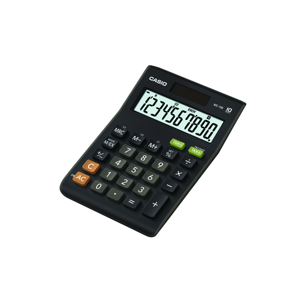 Desktop Calculator Casio MS-10B 10 Digit Desktop Calculator MS-10B-S-EC