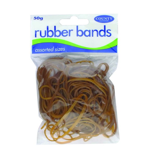 Rubber Bands County Natural Rubber Bands (12 Pack) C224