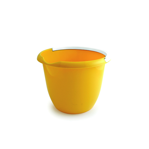 Mops & Buckets Plastic 10 Litre Bucket Yellow BUCKET.10Y