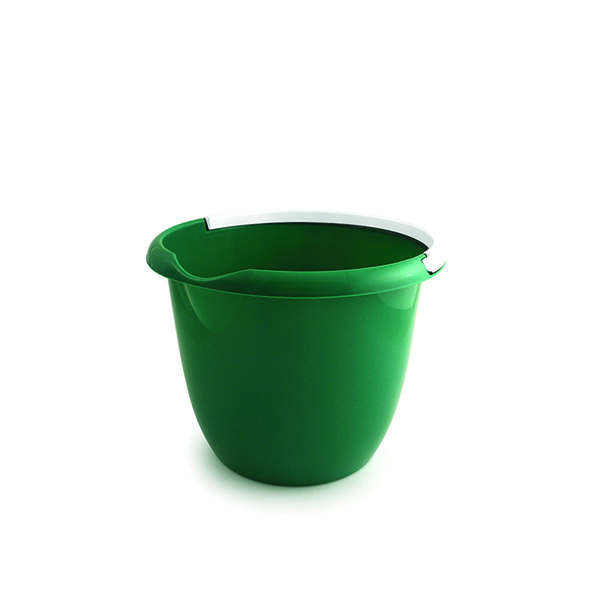 Mops & Buckets Plastic 10 Litre Bucket Green BUCKET.10G