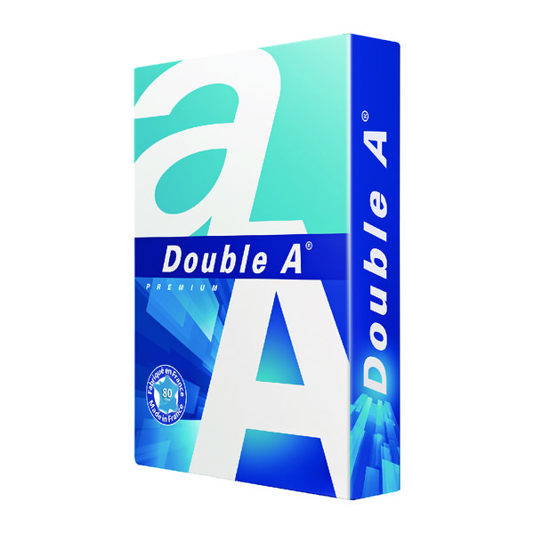 Double A White Premium A3 Paper 80gsm 500 Sheets (500 Pack) 3613630000134