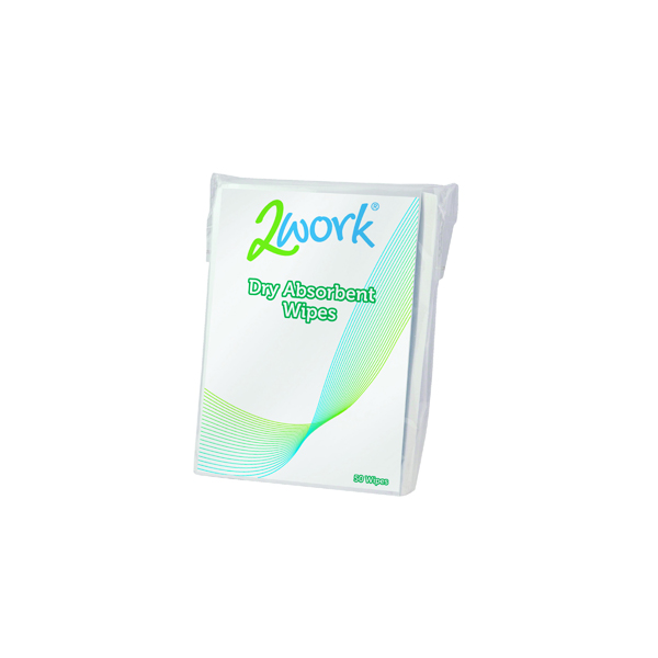 2Work Dry Clean Wipe (50 Pack) DB57165