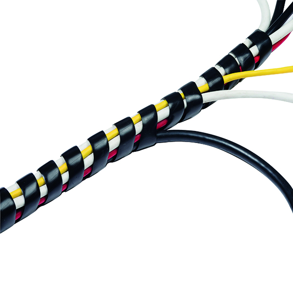 D-Line Cable Tidy Black Spiral Wrap 2.5m ctw2.5b