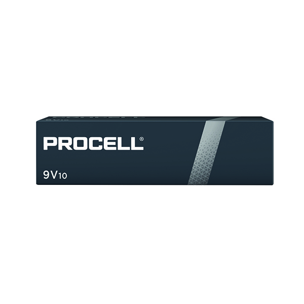 9V Duracell Procell 9V Batteries (10 Pack) 5007608