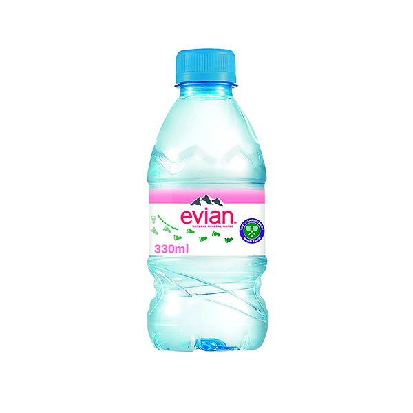 Cold Drinks Evian Natural Spring Water 330ml (24 Pack) A0106212