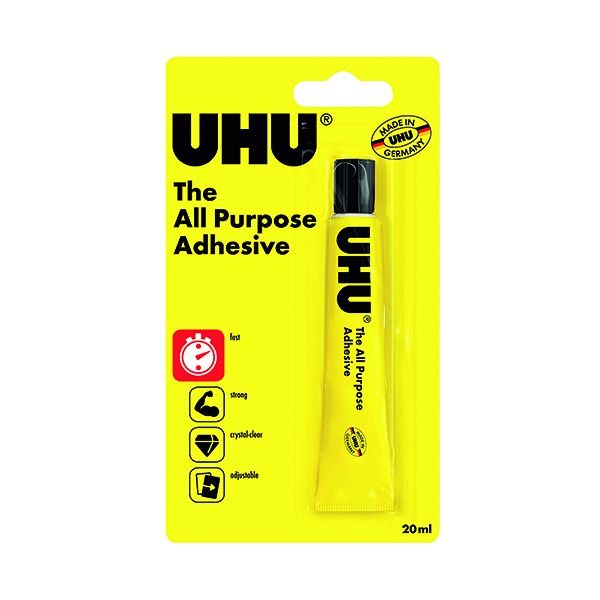 Strong Glues UHU All Purpose Adhesive 20ml (10 Pack) 44091