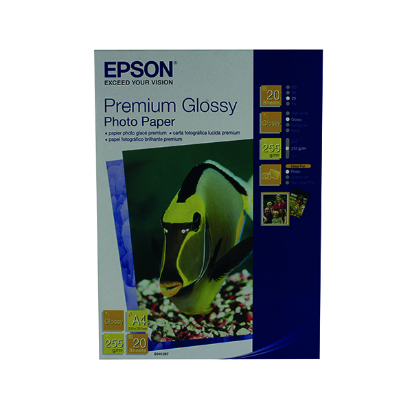 Epson Premium Glossy A4 Photo Paper (20 Pack) C13S041287