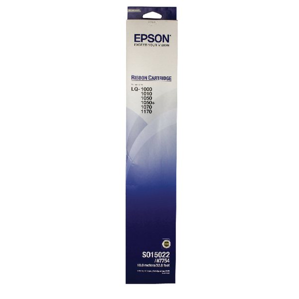 Epson Black Fabric Ribbon Cassette RC100010 7754 C13S015022