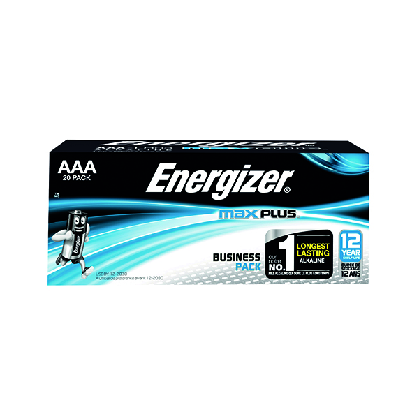AAA Energizer Max Plus AAA Batteries (20 Pack) E301322900