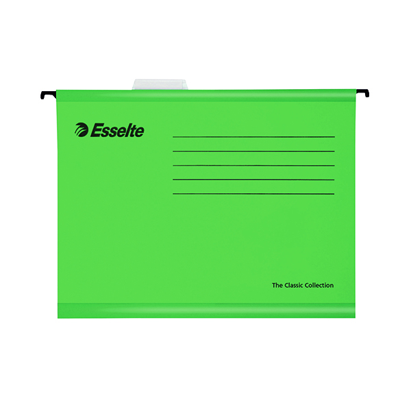 Suspension File Esselte Classic A4 Green Suspension File (25 Pack) 90318