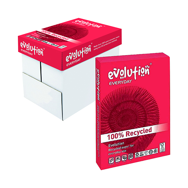 Evolution White Everyday A4 Recycled Paper 80gsm (2500 Pack) EVE2180 