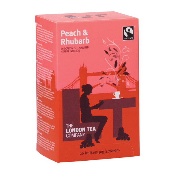 Tea London Tea Peach and Rhubarb Tea (20 Pack) FLT19155