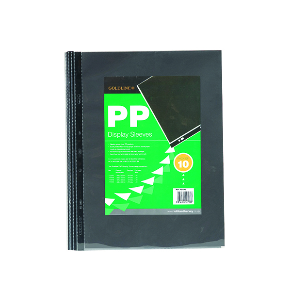 Goldline Polypropylene Display Sleeve A1 (10 Pack) PDSA1Z