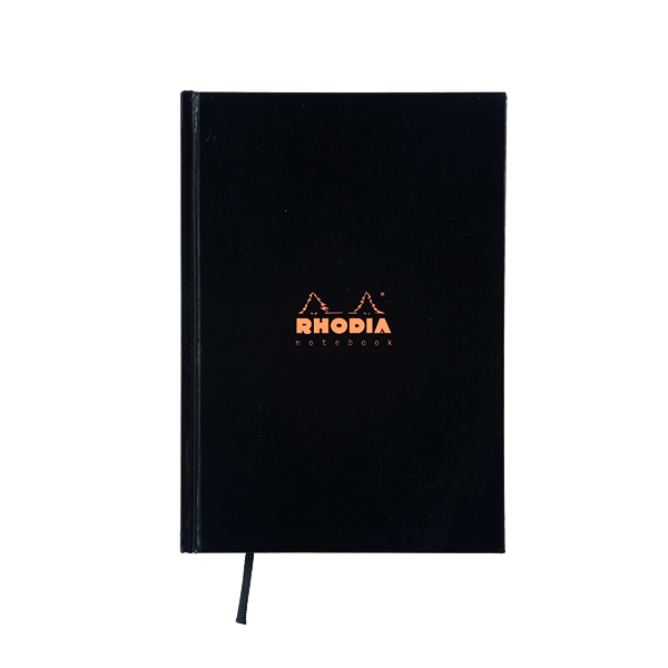 Rhodia Business Book A5 Casebound Hardback 192 Pages Black (3 Pack) 119231C