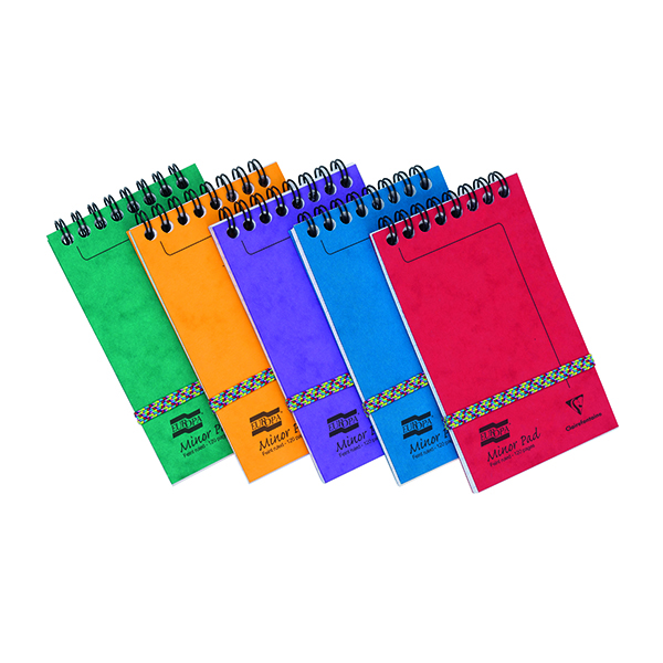 Clairefontaine Europa Minor Notepad 127x76mm Assorted A (20 Pack) 4920