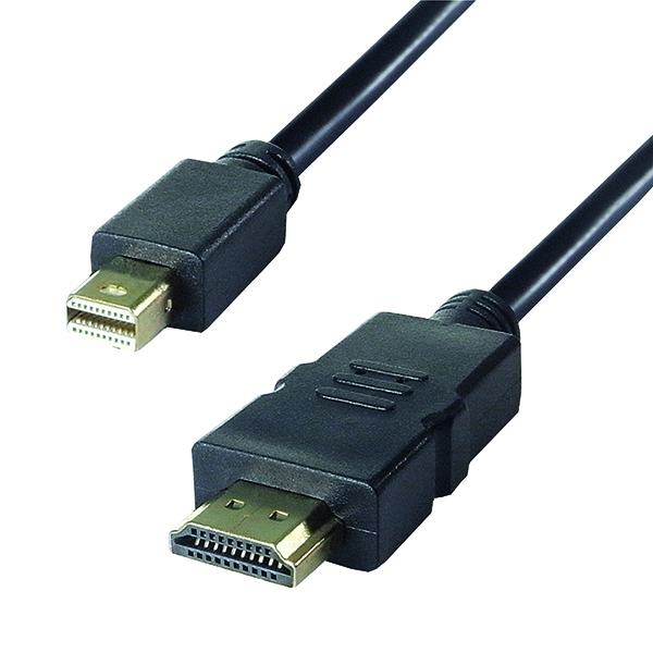 Cables & Adaptors Connekt Gear 2M Mini Display Port to HDMI Cable 26-7198