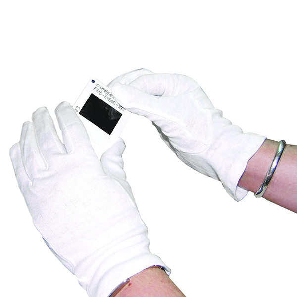 Hand Protection White Large Knitted Cotton Gloves (10 Pack) GI/NCME