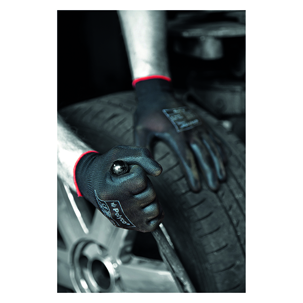 Hand Protection Polyco Matrix P Grip Gloves 9 Black 403-MAT