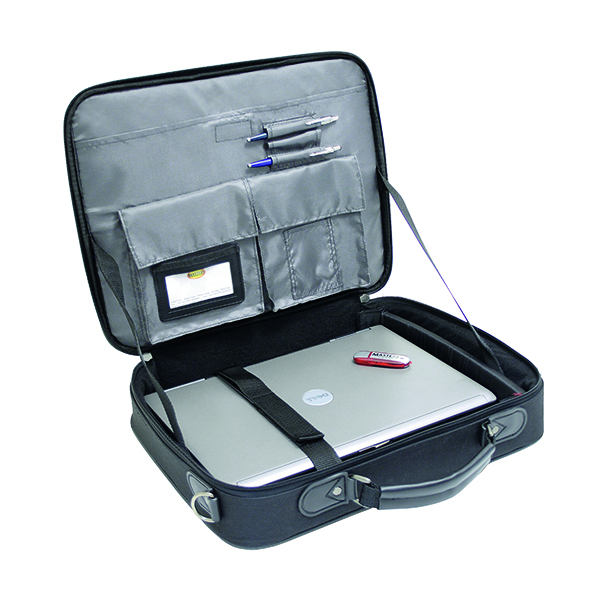 Briefcases & Luggage Monolith Nylon 17 inch Laptop Case W430 x D105 x H340mm Black 2342