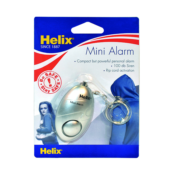 Smoke Alarms Helix Mini Personal Alarm Silver PS1070
