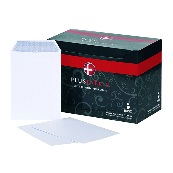 Plus Fabric C5 Envelopes Self Seal 120gsm White (500 Pack) D26170