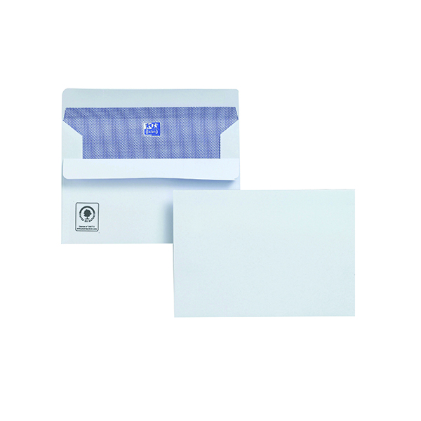 C6 Plus Fabric C6 Envelope Wallet Self Seal 120gsm White (500 Pack) F23470