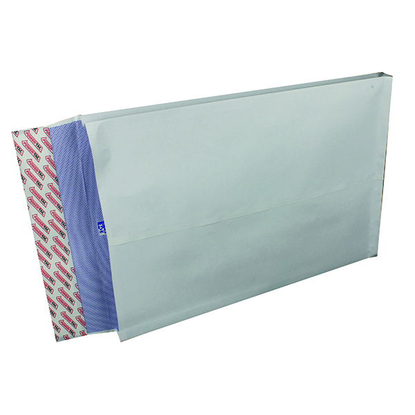 Other Sizes Plus Fabric Gusset Envelope 381x254x25mm Peel and Seal 120gsm White (100 Pack) H28866