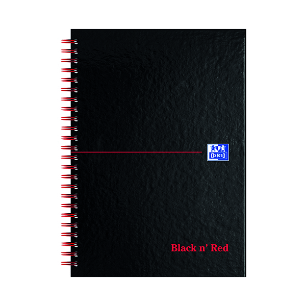 Index Black n' Red A-Z Wirebound Hardback Notebook A5 (5 Pack) 100080194