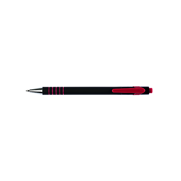Q-Connect Lamda Ballpoint Pen Medium Red (12 Pack) KF00671