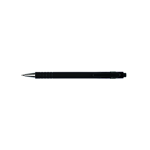 Q-Connect Lamda Ballpoint Pen Medium Black (12 Pack) KF00672