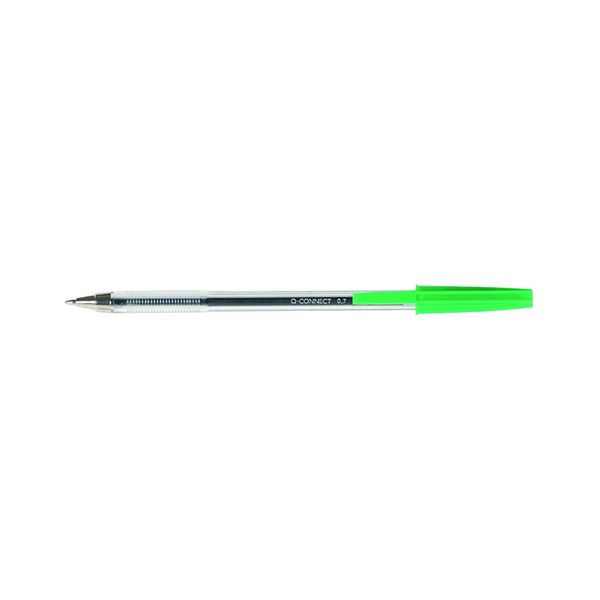 Q-Connect Ballpoint Pen Medium Green (50 Pack) KF01043