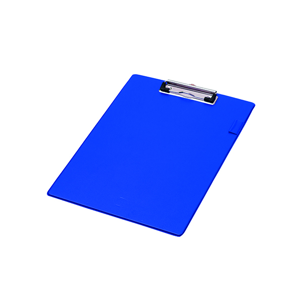 Clipboards Q-Connect PVC Single Clipboard Foolscap Blue KF01297