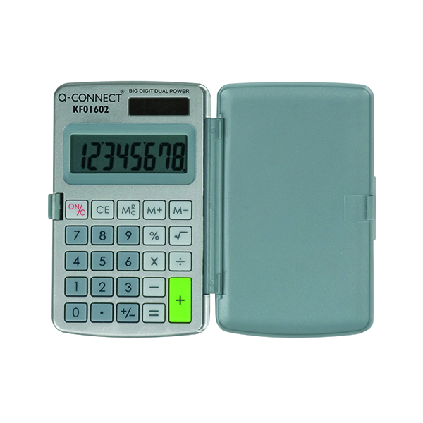 Handheld Calculator Q-Connect Pocket Calculator 8-Digit KF01602