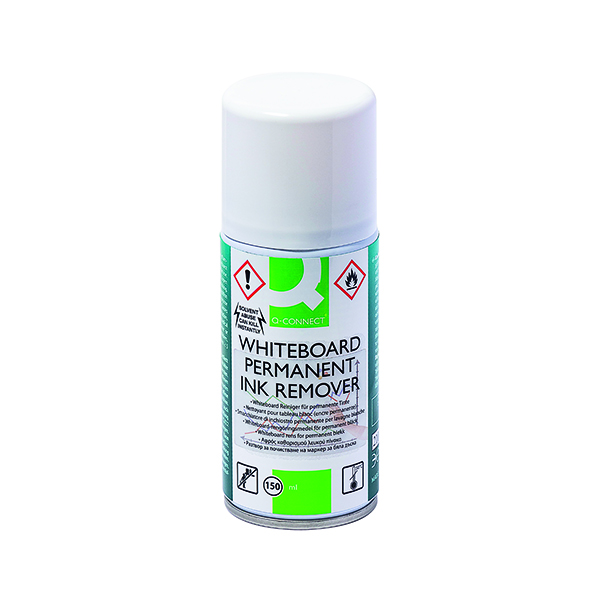 Cleaning/Erasing Q-Connect Whiteboard Permanent Ink Remover 150ml KF01974