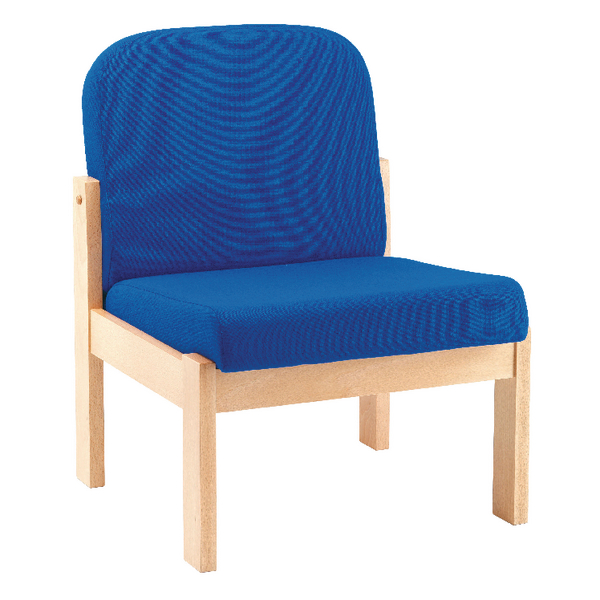 Arista Blue Beech Veneer Reception Seat PS1346