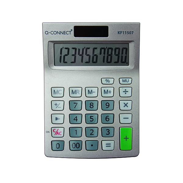 Desktop Calculator Q-Connect Semi-Desktop 10-Digit Calculator KF11507