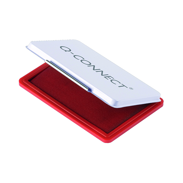 Red Q-Connect Large Stamp Pad Red KF15441