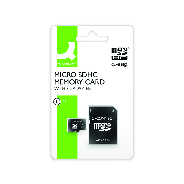 SD Cards Q-Connect 8GB MicroSD Card Class 10 KF16011