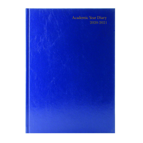 Diaries Academic Diary Diary Day Per A5 Blue 2020-21 KF1A5ABU20