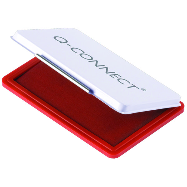 Red Q-Connect Medium Stamp Pad Red KF25212
