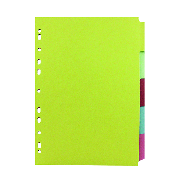 1-10 50 Sets of x A4 FILE DIVIDERS DOCUMENT ORGANISER Subject Filing/Folder